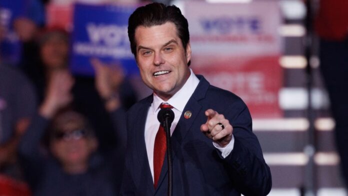 Matt Gaetz For U.S. Attorney General