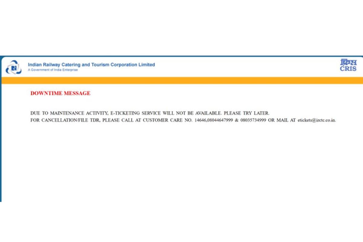 IRCTC Website Crashes During Tatkal Hours, Frustrated Users Call It a 'Nightmare'