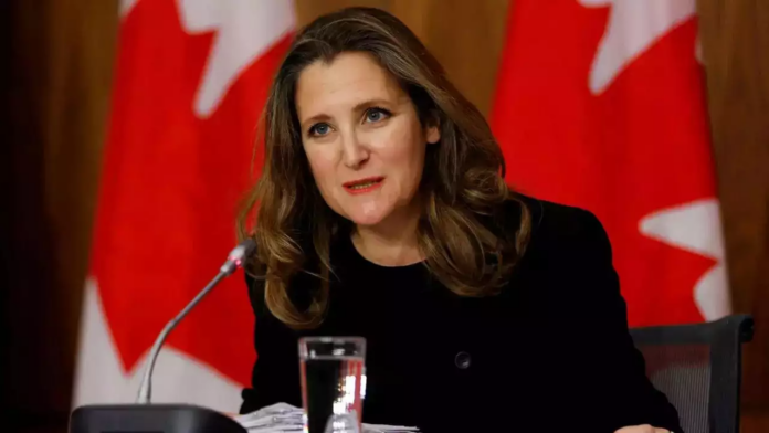 Big Blow To Justin Trudeau As Chrystia Freeland Resigns As Canadian Deputy PM