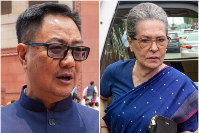 Kiren Rijiju Calls For Unity Against Sonia Gandhi's Alleged George Soros Links!