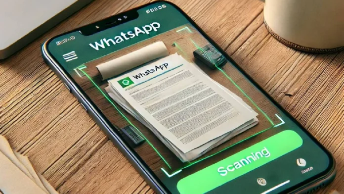 Whatsapp built in scanner