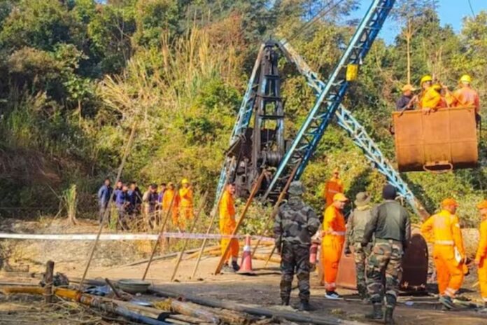 Water Level Reaches 100 Feet In Assam Mine: Navy Divers Lead Rescue Efforts