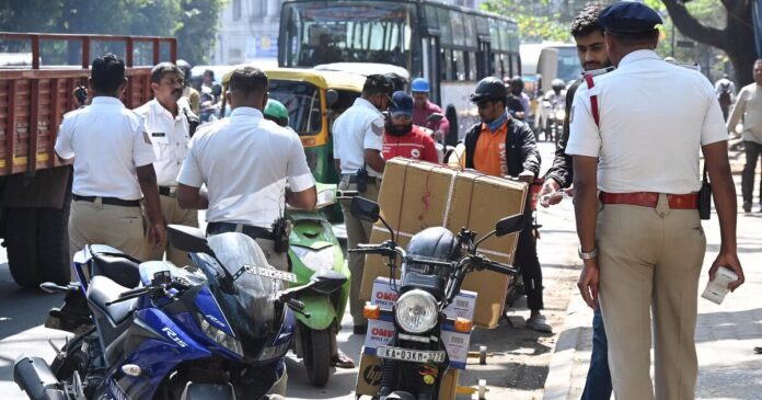 Bengaluru Traffic Fines: ₹9.3 Lakh Collected In Special Drive