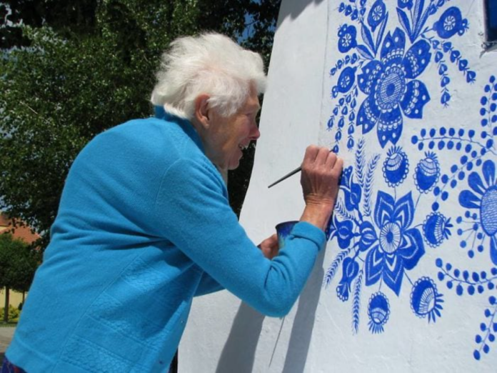 Czech Woman at 90 Transforms Her Village With Stunning Murals