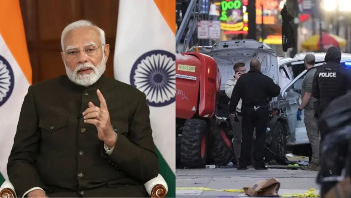 PM Modi Condemns Cowardly Terrorist Attack In New Orleans